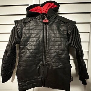Disney Star Wars Black and Red Kids Puffer Jacket